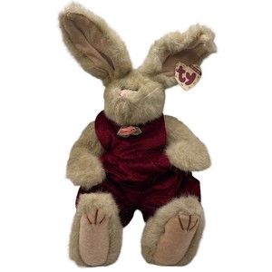 TY Attic Treasure  Sidney Bunny Rabbit Plush Jointed Stuffed Animal P10